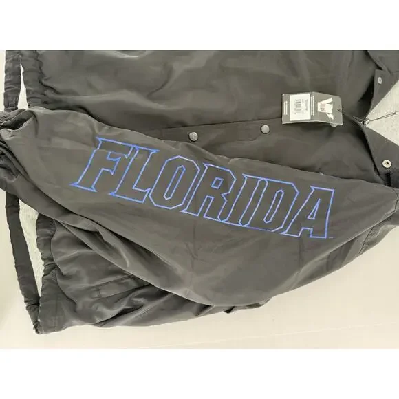 Florida Gators Jacket Coat Sz XXL The Wild Collective Coach Snap Lined New - Picture 12 of 13